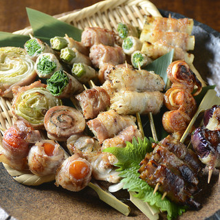 Creative vegetable wrapped skewers made with seasonal vegetables ☆