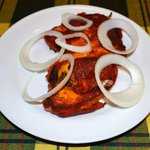 南印度ダイニング ポンディバワン - スパイシーフィッシュフライ2P 650円