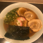 うどん そば 壺屋 - ぽんぽこチャーシューラーメン ¥550- (2017.7.22)
