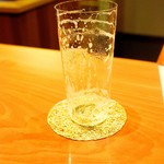 日本料理 たかむら - ガージェリーエステラは、ガージェリー専用のグラスではなく、薄めのグラスででてきます。
