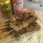 ファミリーマート - 焼き鳥と、エビスビール、うまいっ！