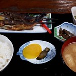 旅籠 ふじ - アユ塩焼き定食