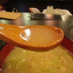 わらじ - スープは濃厚