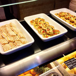 ザ・テラス - チーズとハムのホットサンド＆夏野菜とカレーのキッシュ