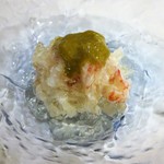 うぶか - 冷物：毛蟹の昆布ジュレ 酢餡