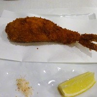 うぶか - 揚物：車海老味噌フライ 実山椒のタルタル