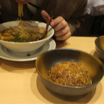 鯛塩そば 灯花 - 中華そば焼飯（小）セット