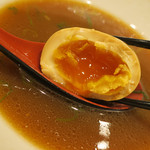 鯛塩そば 灯花 - 味玉喰らう