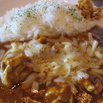 るぅ～ - チキンカレー　あぶりチーズトッピング　激辛