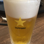 浜木綿 - とり生ビール ５８０円