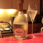にくの匠 三芳 - 泡：Ruinart Blanc de Blancs/France