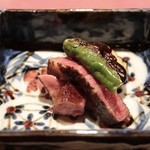 にくの匠 三芳 - 賀茂茄子とお肉の田楽