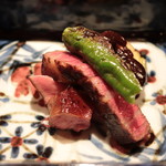 にくの匠 三芳 - 賀茂茄子とお肉の田楽