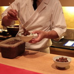 にくの匠 三芳 - 時雨煮On The Rice