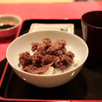 にくの匠 三芳 - 時雨煮On The Rice