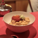 にくの匠 三芳 - 味玉＆雲丹On The Rice