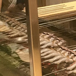 銀座 しのはら - 鮎を炭火で