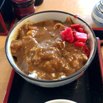 農協食堂 - ミニ梨カレー丼