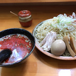 大國らーめん - 料理写真:辛つけ麺味玉メンマ 特盛 ¥1050