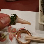 季節料理 成 - 亀の手、剥いた所