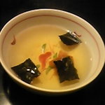 華 - 五目寿司のスープ