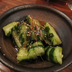 中洲 あほう鳥 - キュウリ塩もみ