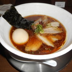 ラメン ラカン - チャーシュー麺醤油+味玉