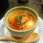 ずぼら - たらの白子の茶碗蒸し