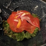 山本小屋 ふる里館 - 信州サーモン　サラダ仕立て
