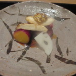 日本料理 永代 - 阿波牛と松茸