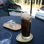 カフェくるりぱん - 2017年4月：アイスコーヒー(\350+税)にバニラアイス(\150+税)