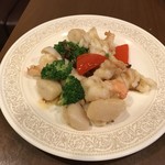 好天 - 海鮮3種のXO醬炒め