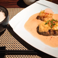 旬菜ステーキ処 らいむらいと - らいむらいと風チーズハンバーグ200g 1380円