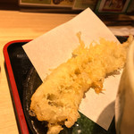 味奈登庵 - もちろん、穴子天ぷらは欠かせない。