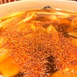 味奈登庵 - 肉南蛮そばには唐辛子だ！  
      ブチまけろ！  #BCMKR! 