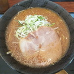 Demmaru - 赤味噌ラーメン680円が150円引きで530円、大盛無料(2017.6.20)