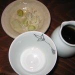 だんだん - そばつゆ＆薬味