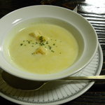 グリル グランド - セットのコーンスープ