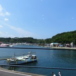 呼子の港を一望できます。