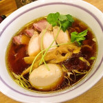 中華そば 大賀110 - 中華そば（味玉　チャーシュー増量はサービス）