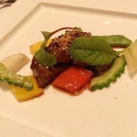 カントニーズ 燕 - 「和牛スライスと季節野菜のオイスター醤油炒め　ブラックビーンズ黒胡椒風味」