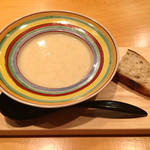 オステリア あんじゅ 西麻布 - ザワークラウトのスープ