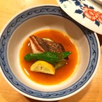 オステリア あんじゅ 西麻布 - アイナメのソテー