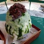 腰掛庵 - 「宇治金時ミルク」 