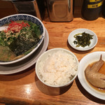 御天 - ねぎラーメン & Aセット 2017.7.22 Sat.