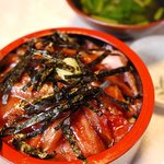清水屋 - 料理写真:特製 鉄火丼定食 880円