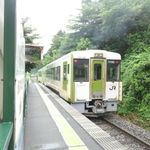 若あゆ - ローカル線・猊鼻渓駅