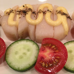 龍文支店 - トマトやキュウリもちょうど良い塩梅で美味しいです
      