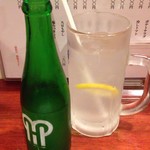 もつ焼き 三朝 - レモンサワーは超濃いぃ