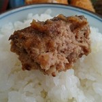 食事処こまつ - フワフワというより、お肉が
みっちり詰まったハンバーグ
私はこういうのが好きですね